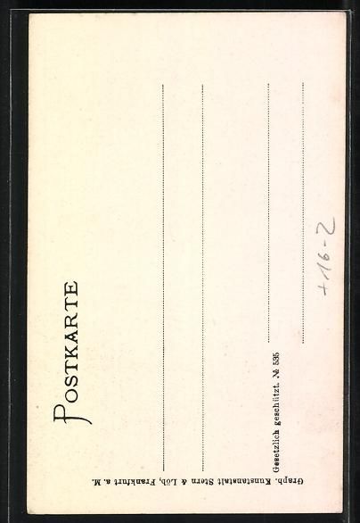 Cartoline postali: Stuttgart, Fliegender Herr über dem K – Usato da Berlin venduto da bartko-reher 1