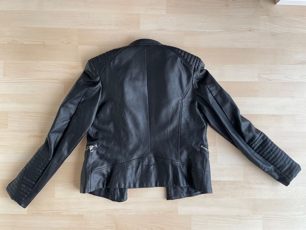 Veste simili cuir discount h&m