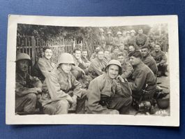 Original Foto AK Soldaten im 2. Weltkrieg, Rarität!