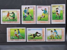 Vietnam 1989 Fussball WM Italy I**, geschn.