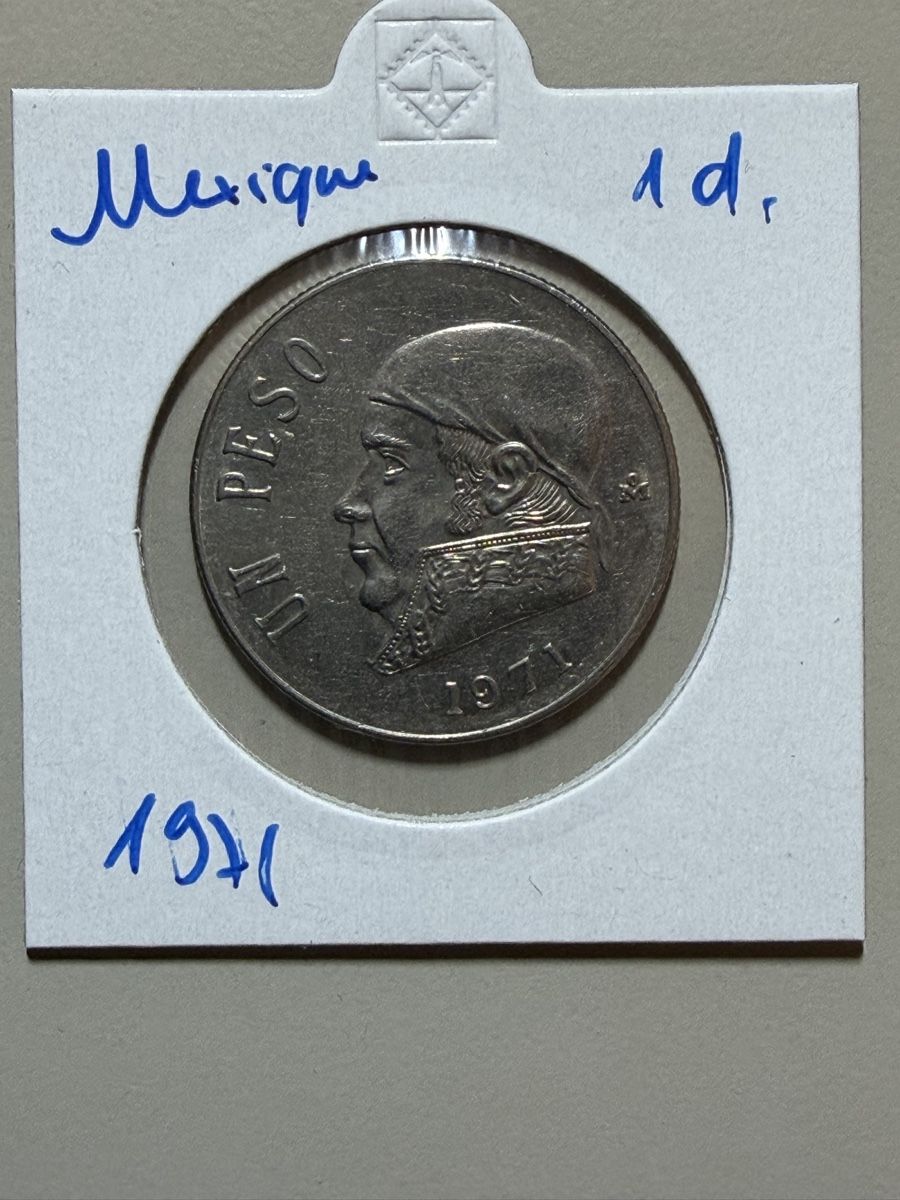 Tutti le monete: Mexique - 1 peso - 1971 – Usato da Payerne venduto da Mike1682