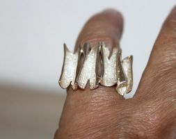 Ring / versilbert