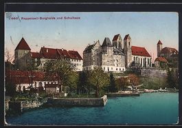 Rapperswil, Blick zur Burghalde und zum 