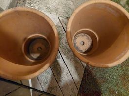 2 Terracotta Blumentopf
