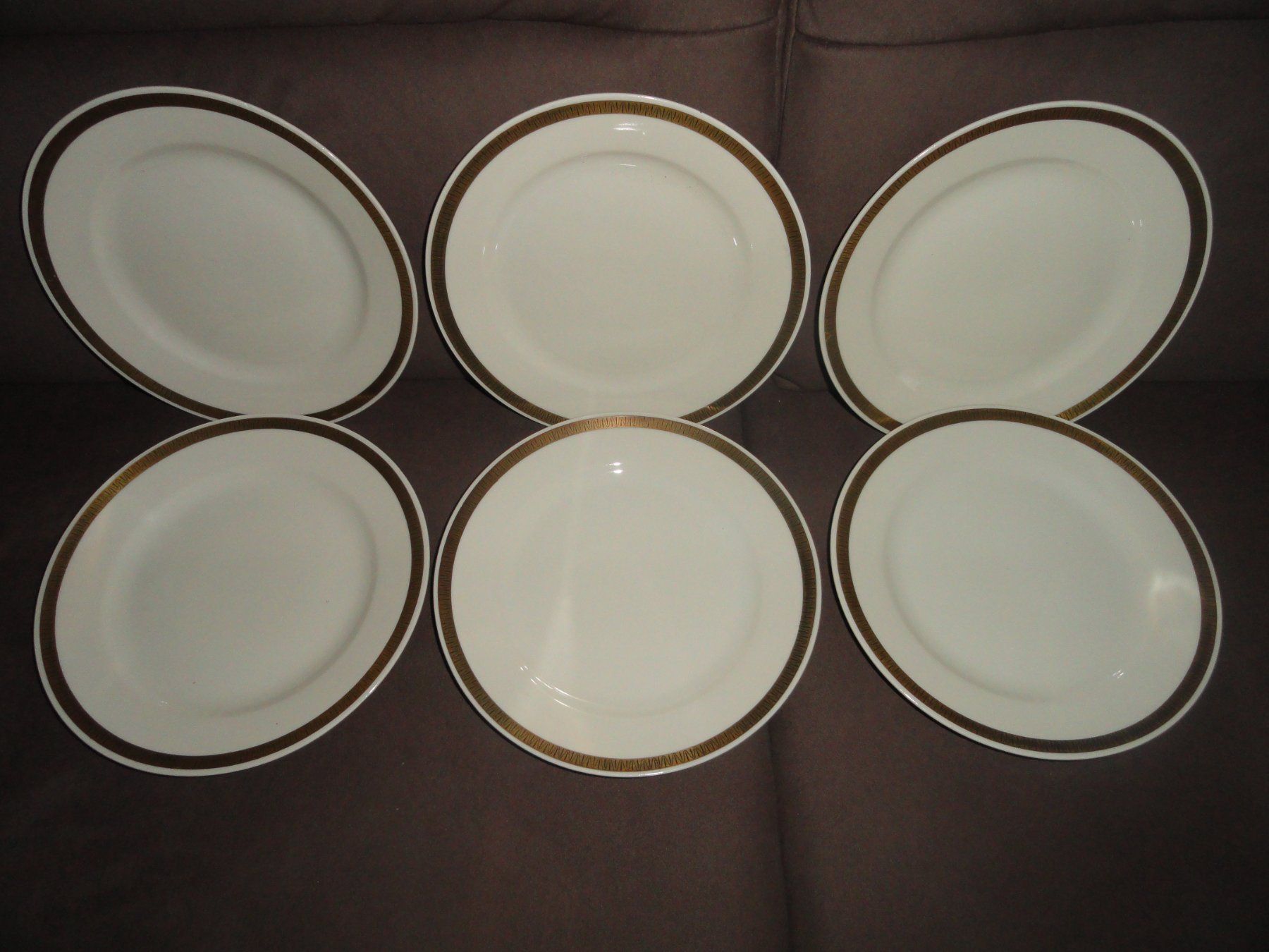 Teller: 6 X GOLDRANDTELLER LANGENTHAL *** – Gebraucht aus Uetendorf von bibibop 1