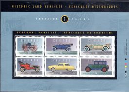 CANADA HISTORISCHE AUTOMOBILE BLOCK 1993 **POSTFRISCH** -ME2