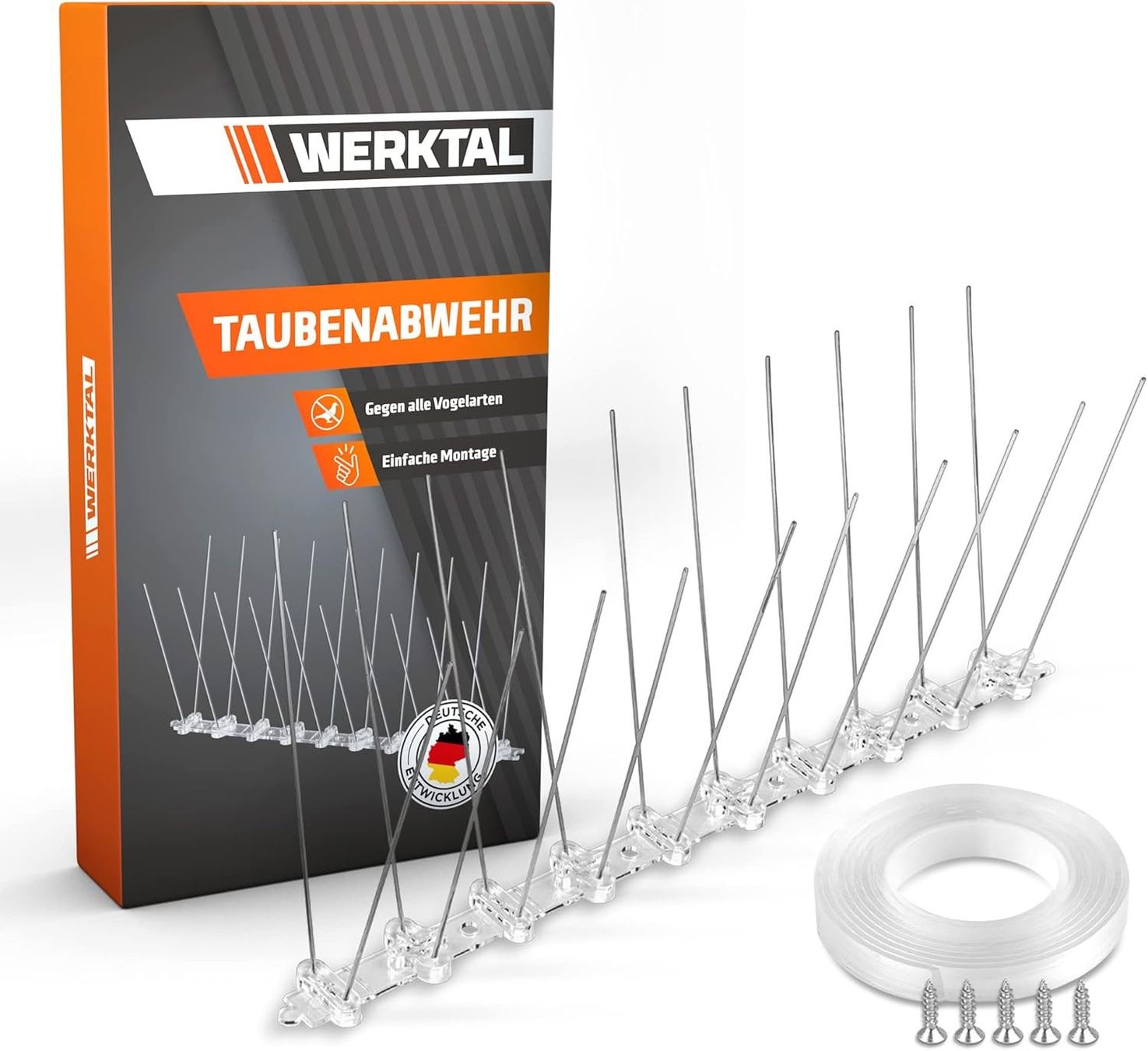Recinzioni: Taubenabwehr Spikes 10 Meter Edelstahl – Nuovo e nell'imballaggio originale da St. Gallen venduto da sch_zsz7