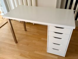 IKEA Schreibtisch Alex/Linnmon 120x60cm weiss