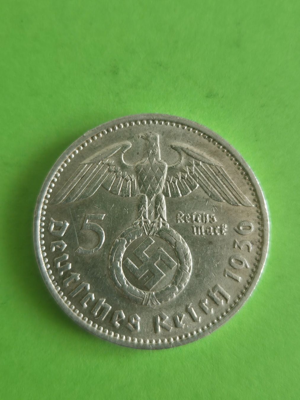 Tutti le monete: 5 Deutsche Reichsmark 1936 - Silber – Usato da Jona venduto da gnaumann1900