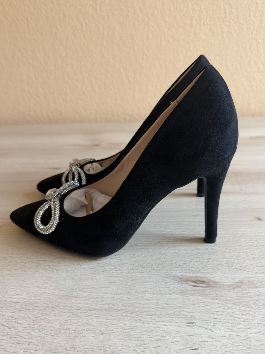 Chaussures femmes: Black high heels size 38  – Neuf (Voir description) à Puplinge par yav_9r9f 1