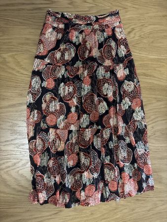 Jupe longue fleurie ba&sh taille S - idéale pour l'été!