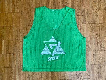 Vintage Mesh Sport Tank Top / Trikot / Froschgrün