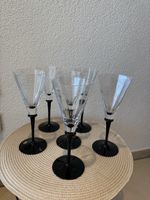 6er Set Portieux France Weingläser aus Kristall