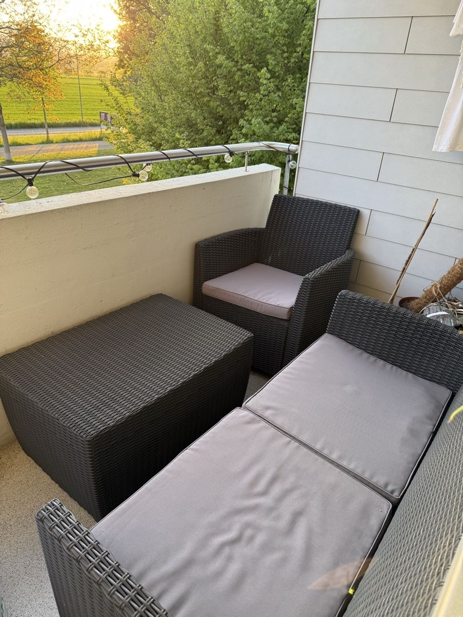 Sessel: Gartenmöbel Polyrattan Set 4-teilig gebraucht – Gebraucht aus Thun von Holakram 1