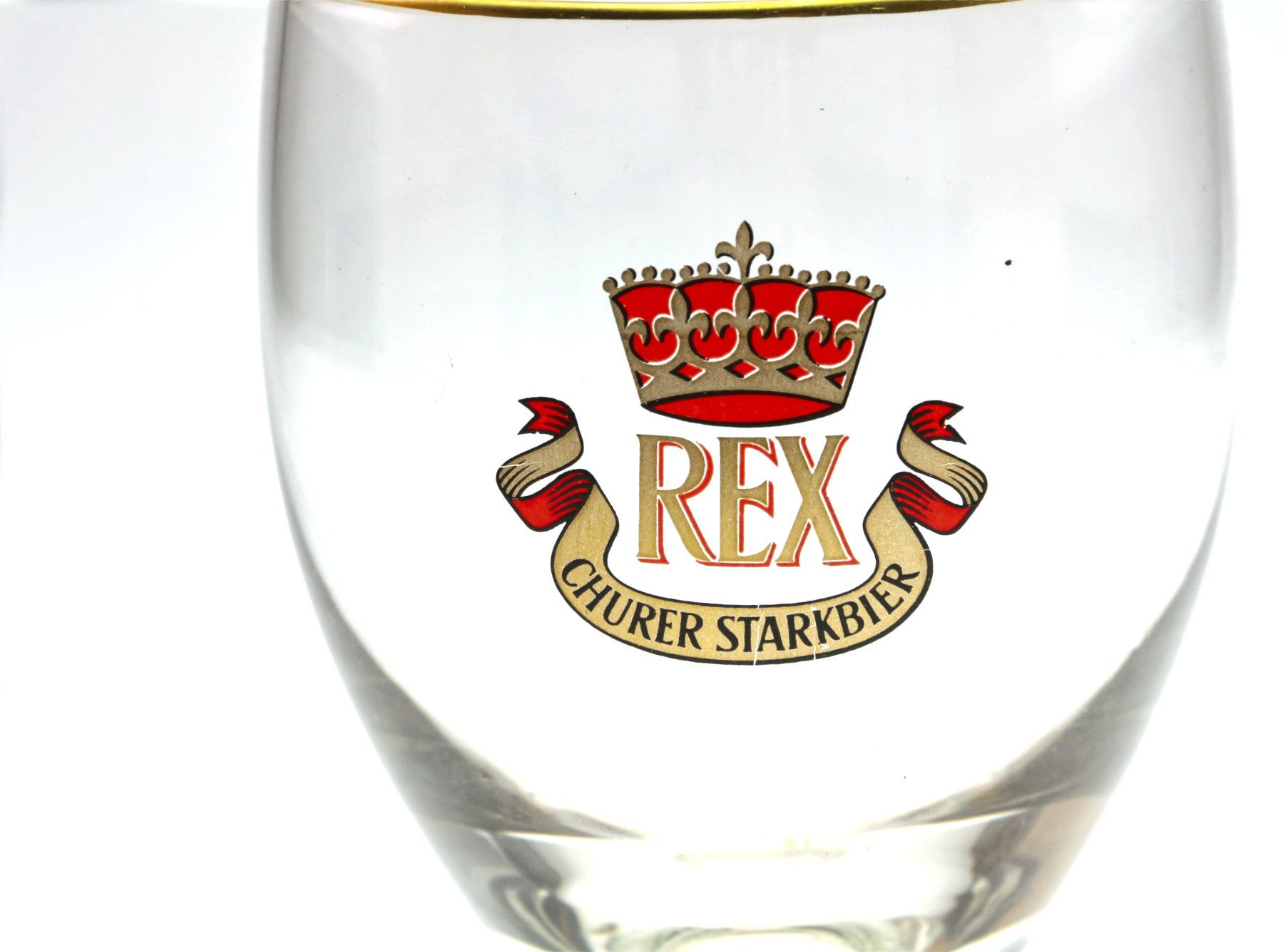 Bicchieri: Brauerei Calanda Chur Glas REX Bier – Usato da Schmitten FR venduto da la_luna_blue 2