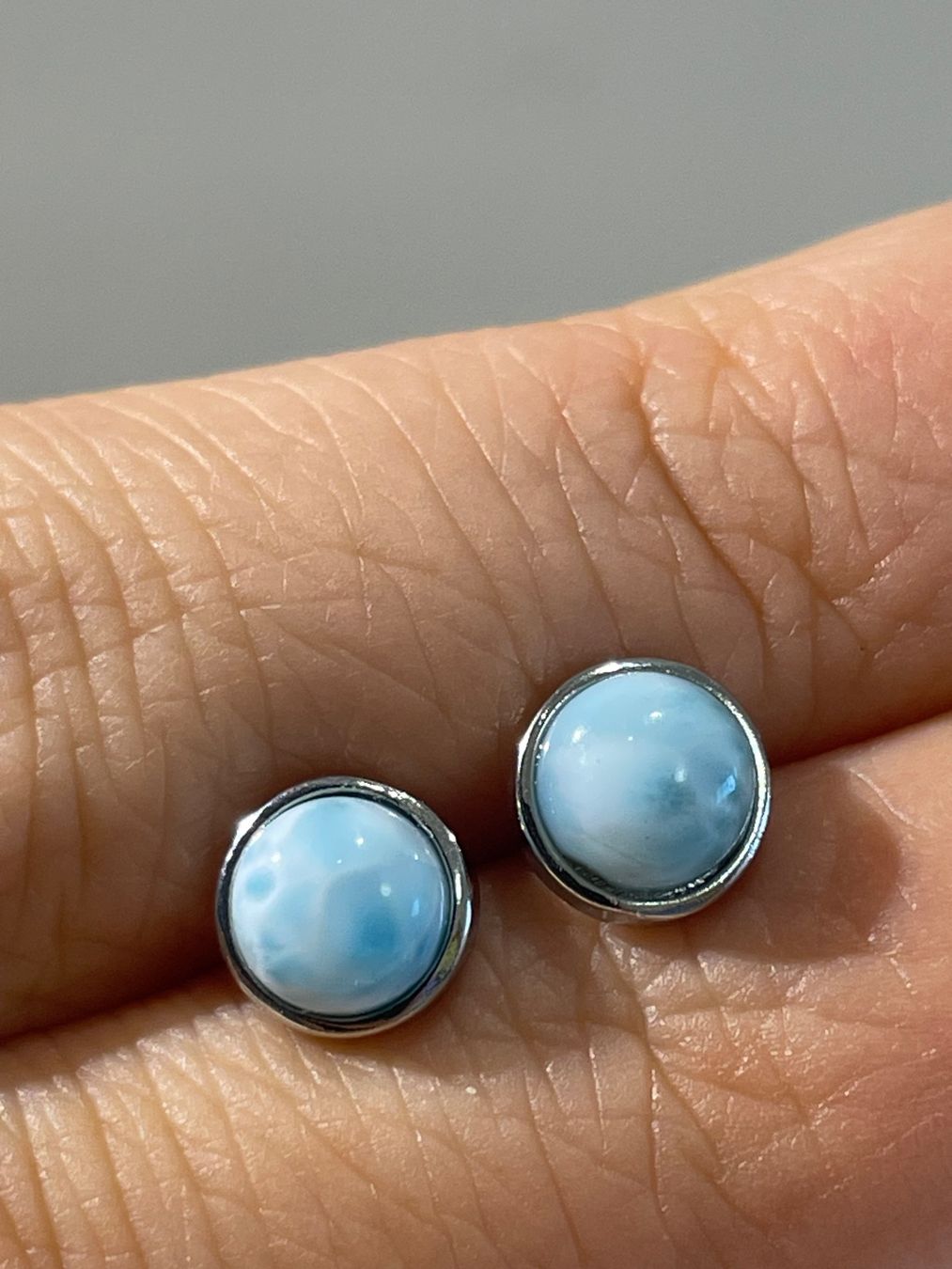 Orecchini pendenti & Orecchini a lobo: S925 Stift, Larimar-Ohrringe, Edelstein-Ohrringe – Nuovo e nell'imballaggio originale da Schiers venduto da sisikristall