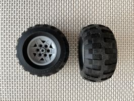 Lego Technik 42029 2 Räder Rad Felge Pneu 81.6x38R
