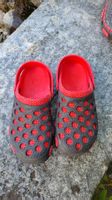 Clogs Kinder, schwarz/rot