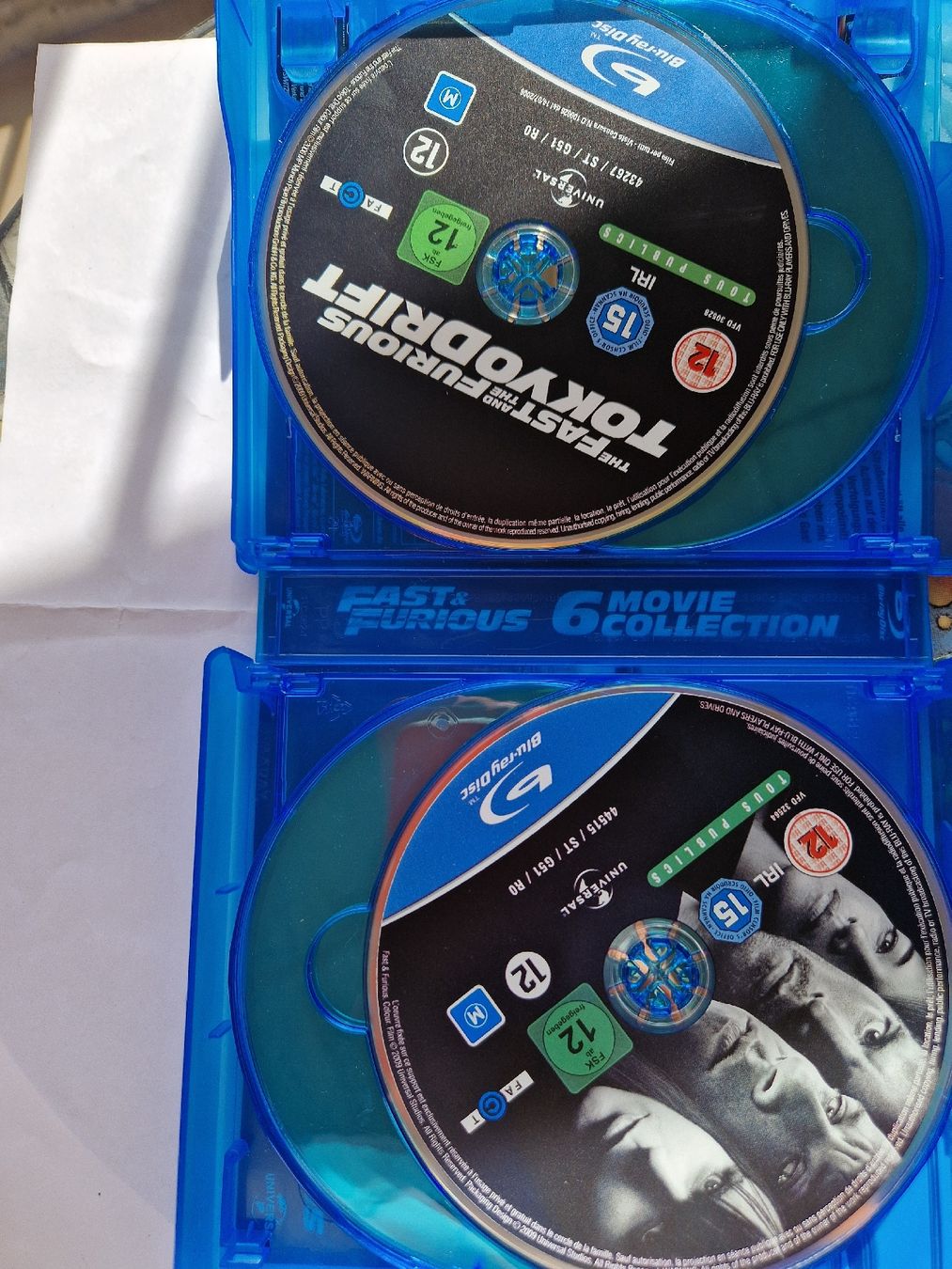 Tutti i DVDs: Fast Furious 1-6 Blu Ray – Usato da Schiers venduto da mar_wg5v 2
