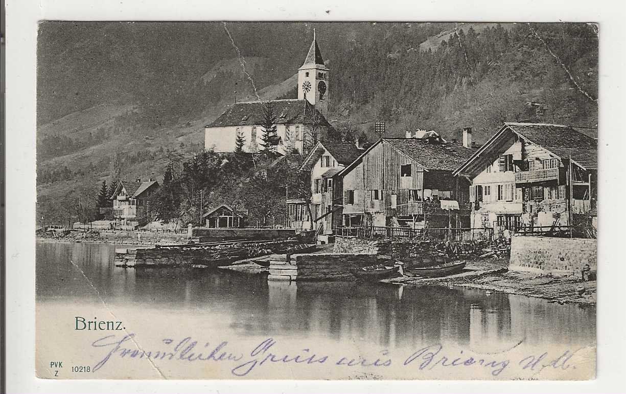 Cartoline postali: Brienz, 1902 – Usato da Spiez venduto da Niesen20