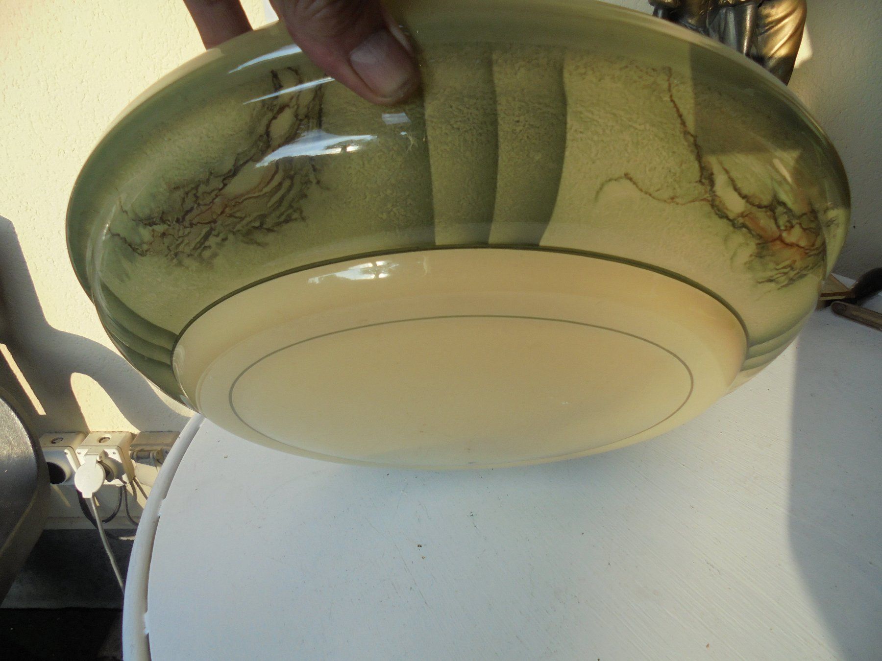 Lampadari & plafoniere: Antike Deckenlampe ca. 1940-50 – Usato da Camorino venduto da Hunpete 3