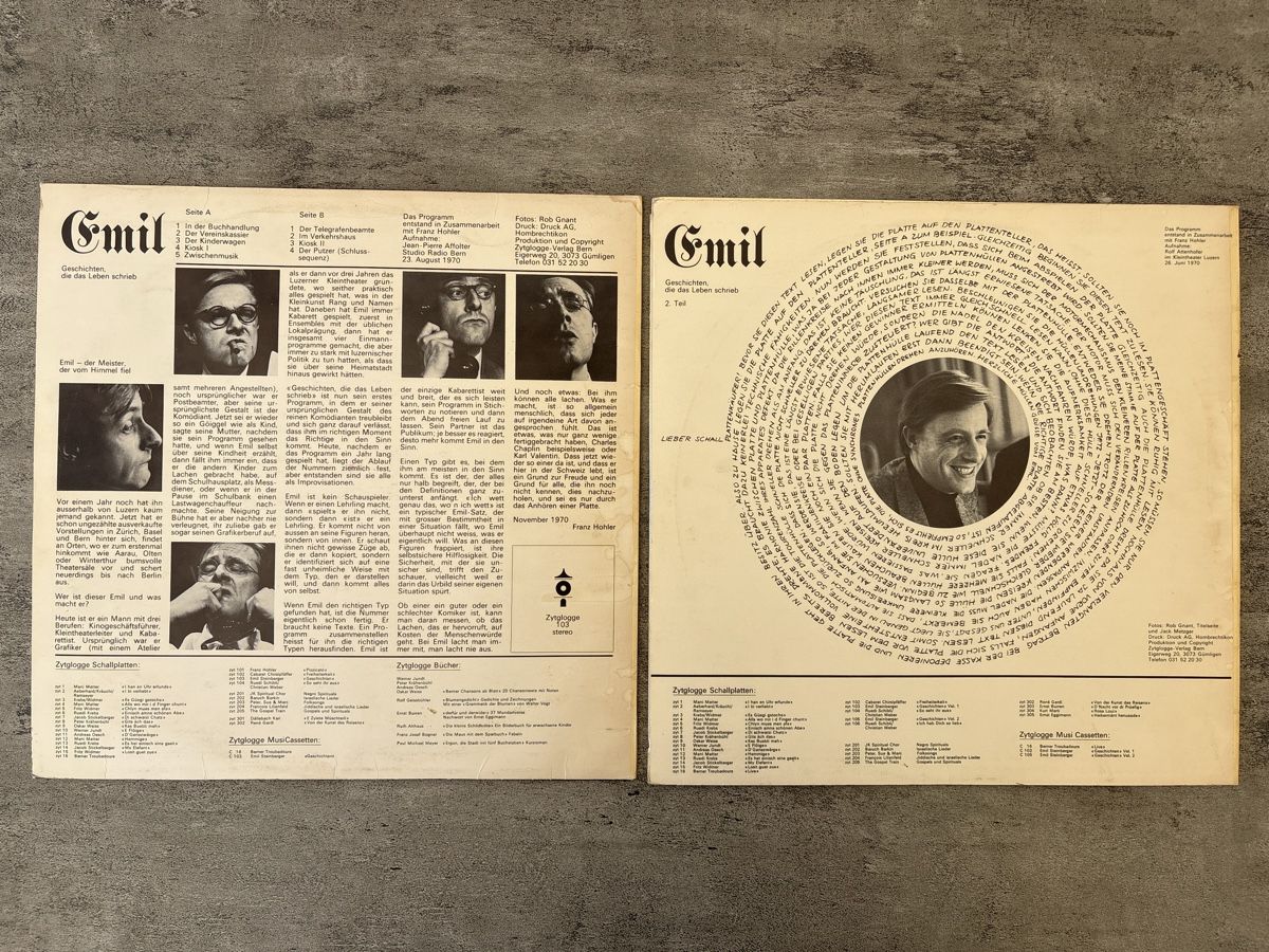 Dischi in vinile: 2 Schallplatten von Emili – Usato da Rümlang venduto da euqinom16 1