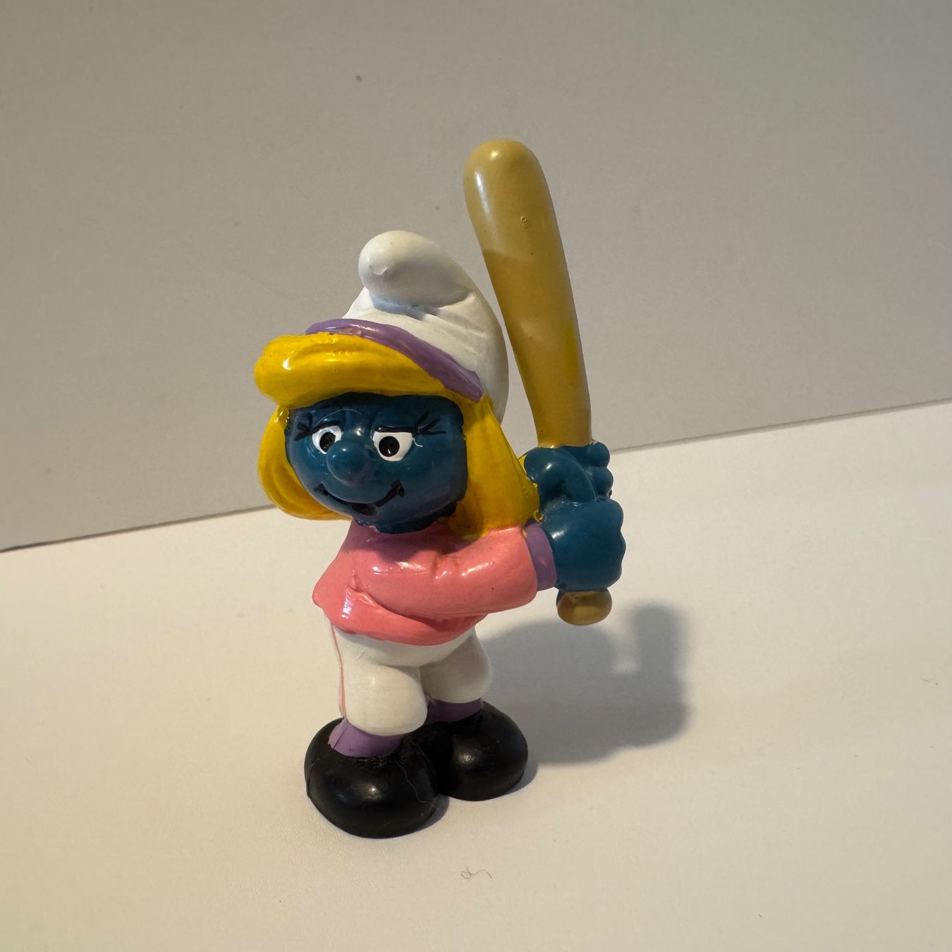 Schleich Statuette: Original Schleich Schlumpf - Baseball Schlumpfine – Usato da Fislisbach venduto da chili2006
