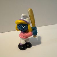 Original Schleich Schlumpf - Baseball Schlumpfine