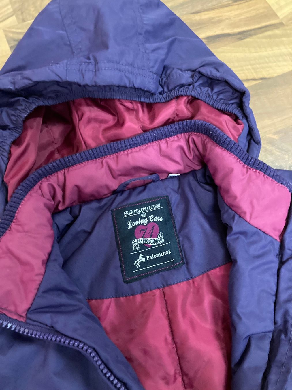 Jacken & Mäntel: Winterjacke Mädchen, violett, Gr. 128 – Gebraucht aus Schötz von Jekyll666 1
