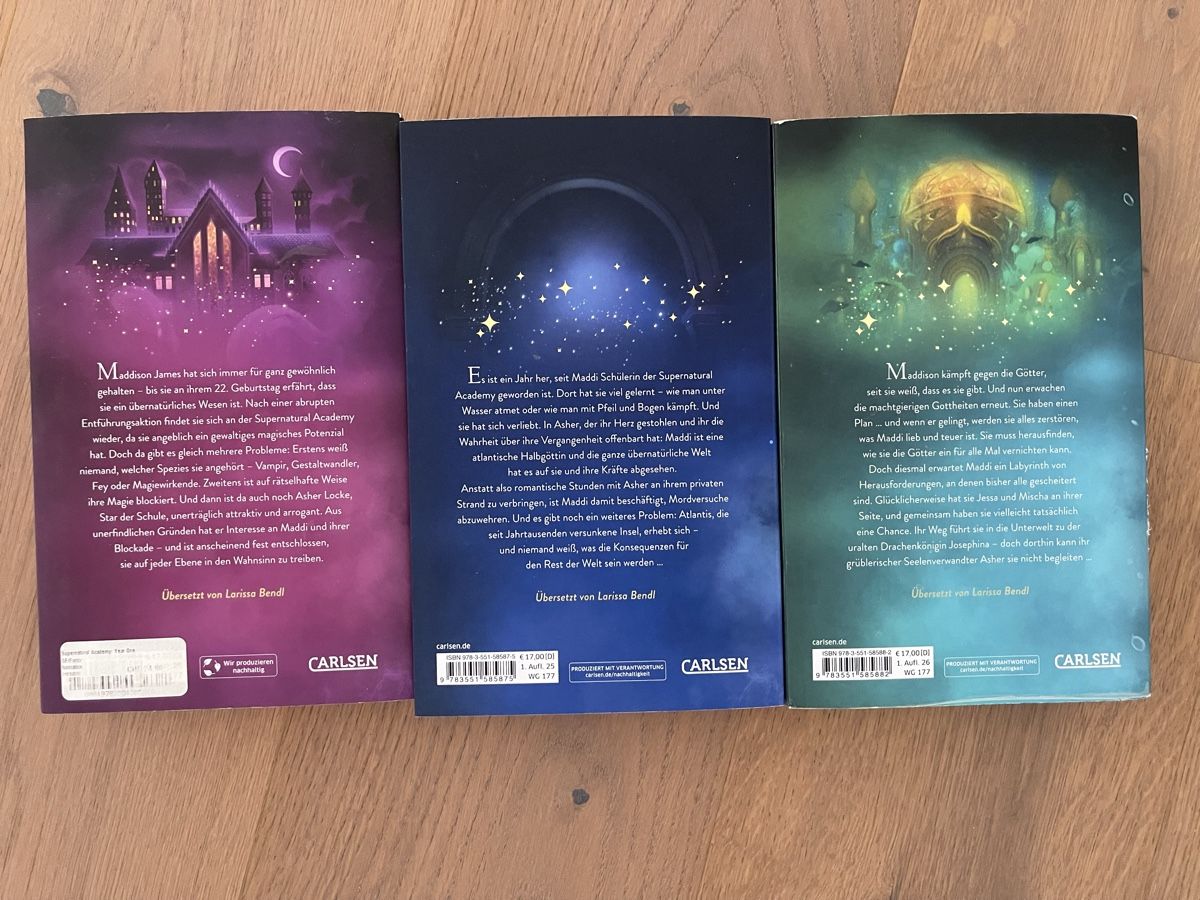 Bücher: Fantasy-Buchserie – 3 Bücher – Gebraucht aus Sursee von and_gnl7 1