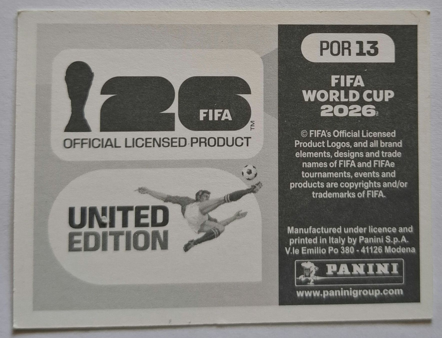 Panini Sammelbilder & Trading cards: WM 2026 Paninibild Nr. POR13.. – Neu (gemäss Beschreibung) aus Rotkreuz von keerthdi 1