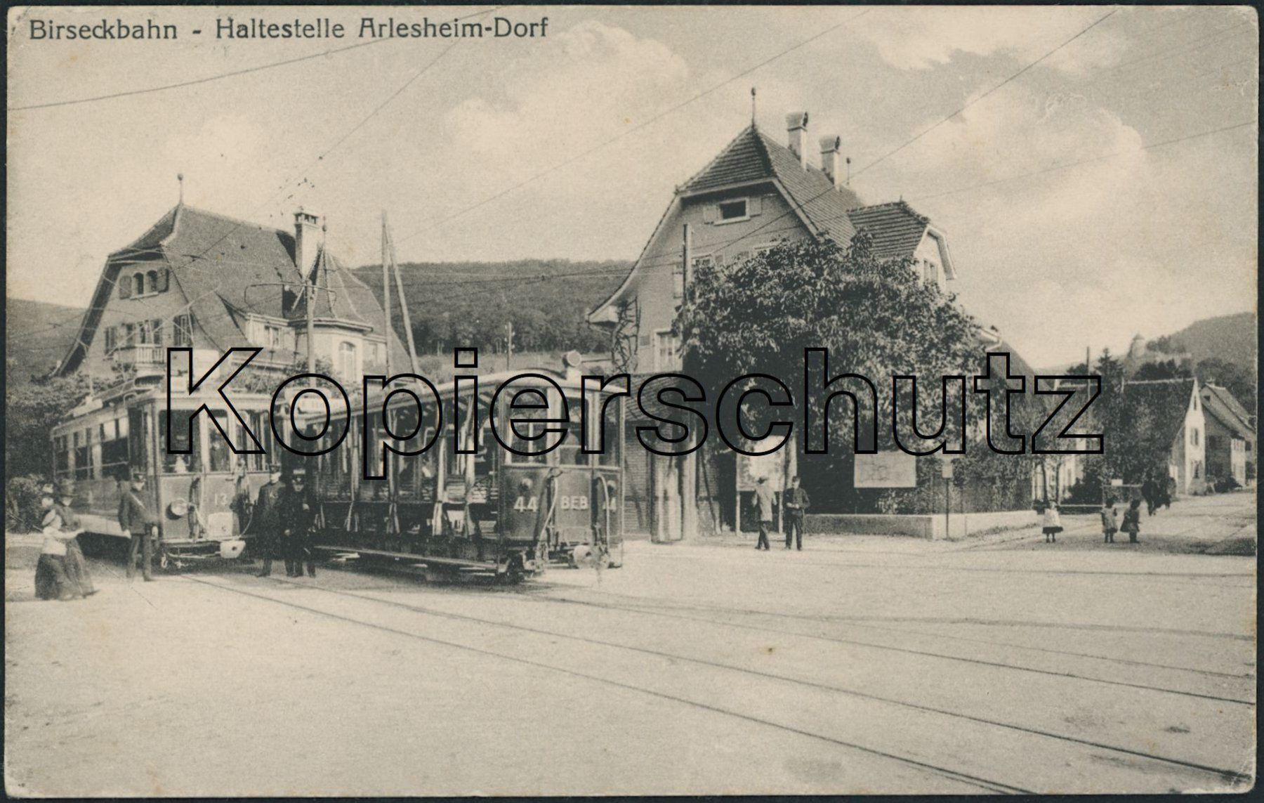Cartoline postali: BL Arlesheim - Bahnhof - Birseck Bahn BEB - Tram – Usato da Schindellegi venduto da leecollect