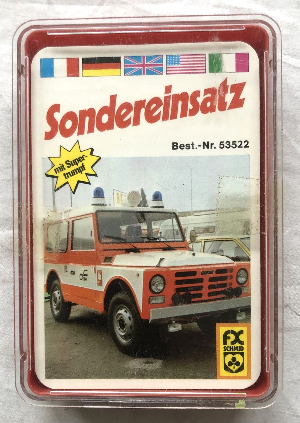 Giochi: Quartett - SONDEREINSATZ - F.X.Schmid – Usato da Schaffhausen venduto da durruti