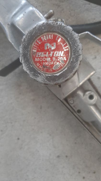 EFUTURETIME Bandschleifer 16000 U/min - Pneumatisch Mit 25 Schleifbändern