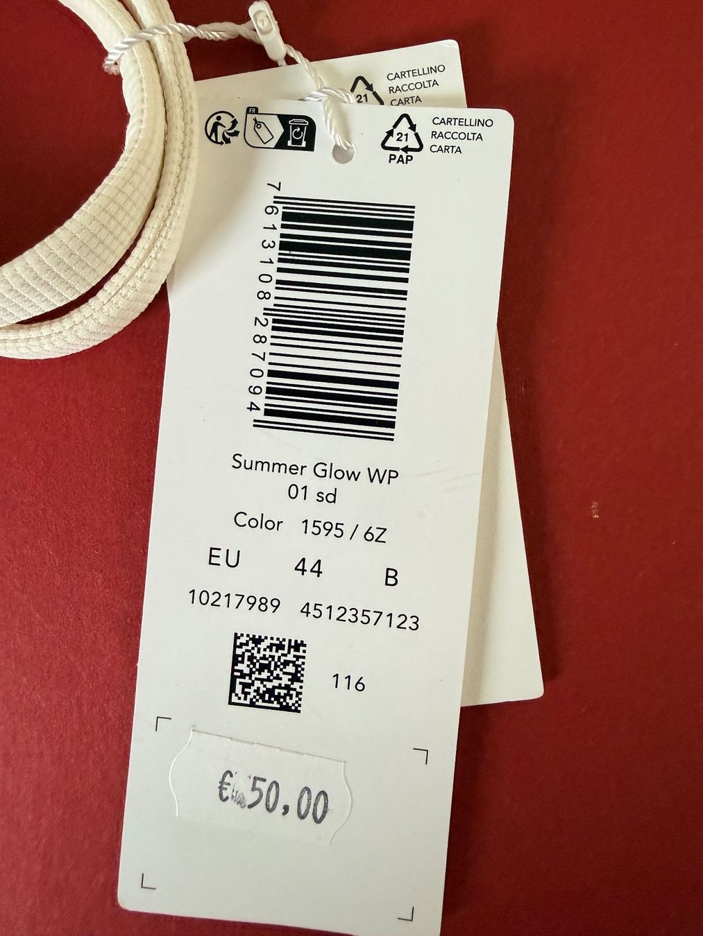 Triumph Costumi da bagno & Bikini: TRIUMPH, Bikini-Oberteil SUMMER GLOW, Grösse 44B, Weiss – Nuovo e nell'imballaggio originale da Rudolfstetten venduto da gst_g7xl 2