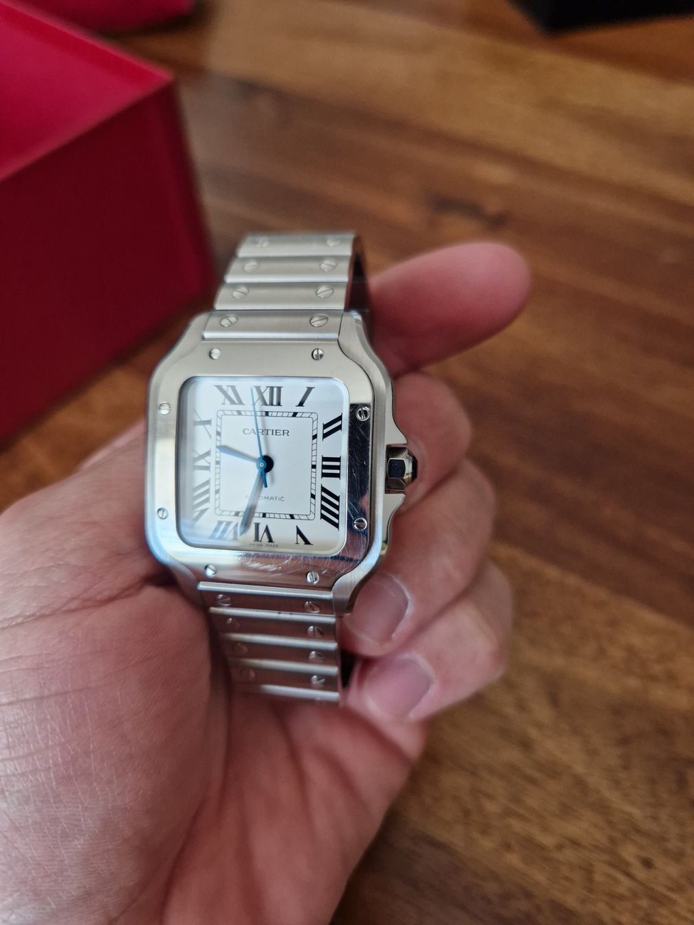 Cartier Orologi: Santos De Cartier Medium (WSSA0029) – Usato da Schaffhausen venduto da m_h2cq 1
