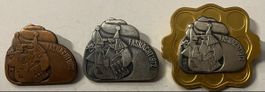 Baslerfasnacht Plakette Kupfer Silber Gold 1972