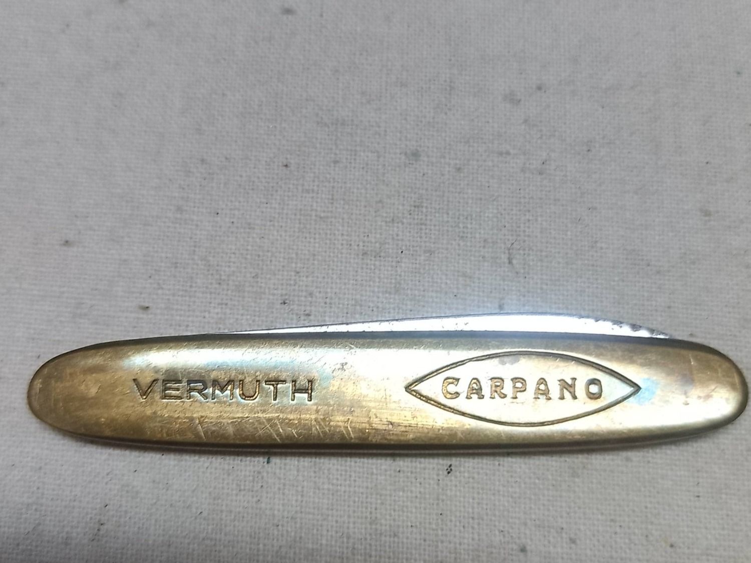 Taschenmesser: Messer - "Vermout Carpano" - "Pount e Mes - Aperitivo" – Gebraucht aus Sorengo von 74in 1