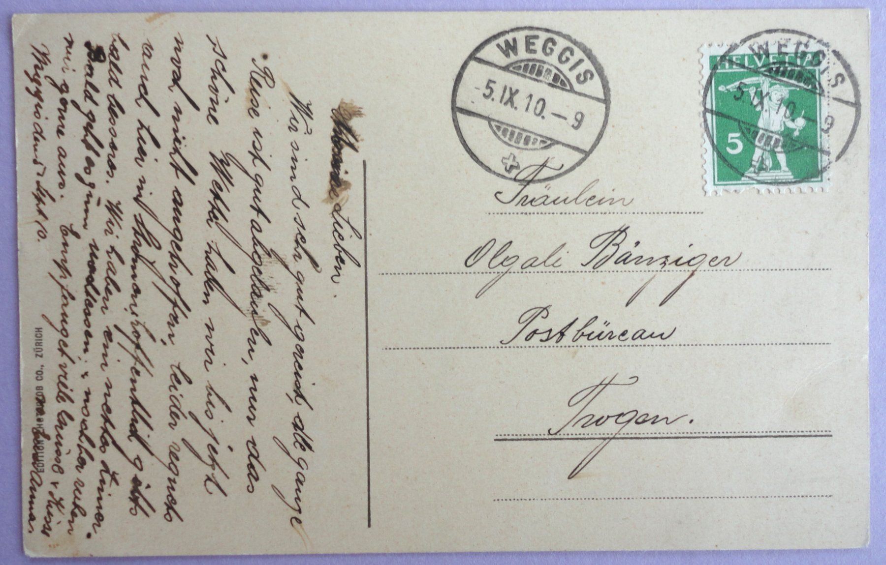 Cartes postales: Weggis – Défectueux à Fétigny par Billy2miny 1