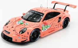 PORSCHE 911 991 RSR #92 Le Mans 2018 PINK PIG 1:18 IXO