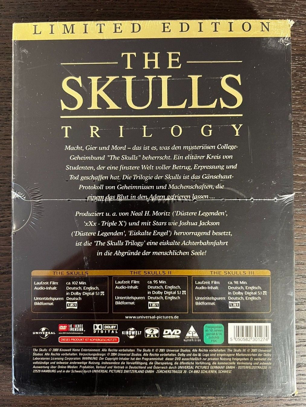 Tutti i DVDs: The Skulls Trilogy – Nuovo e nell'imballaggio originale da Zürich venduto da FilmFreunde 1