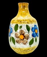 VEB Haldensleben GDR Vase vintage 1970s Flower Power