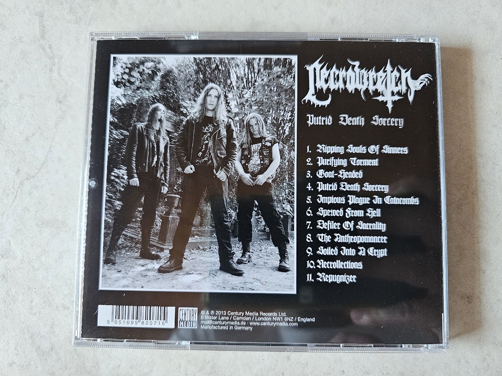 CD: Necrowretch  -  Putrid Death Sorcery – Usato da Schneisingen venduto da backstore24 1