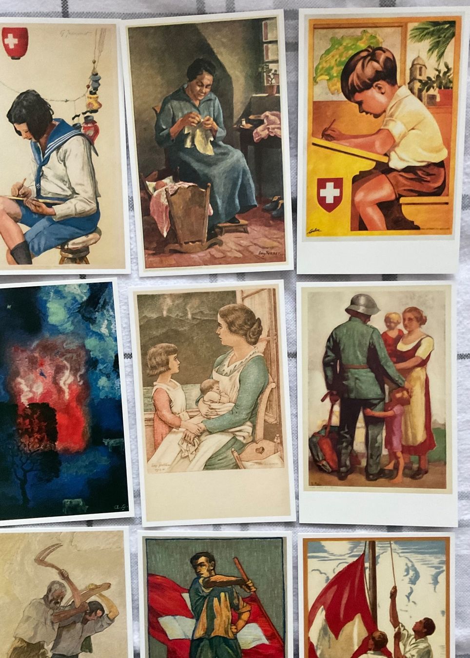 Ansichtskarten: 20 AK Bundesfeier Postkarten Reprints – Gebraucht aus Zürich von tol_b7c7 2