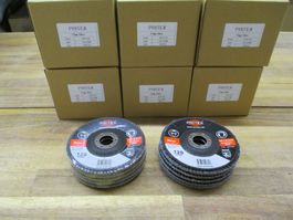60 Stk. Fächerscheiben 125mm Korn 120 INOX blau