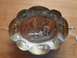 Silber Weinprobierschale Historismus