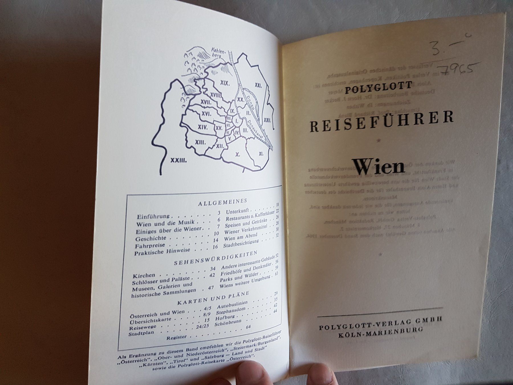 Libri: Reiseführer Wien aus 1965 Polyglott – Usato da Walterswil BE venduto da Lonitti 1