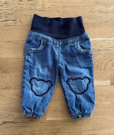 Steiff Jeans-Hose, Top Zustand, Grösse 74