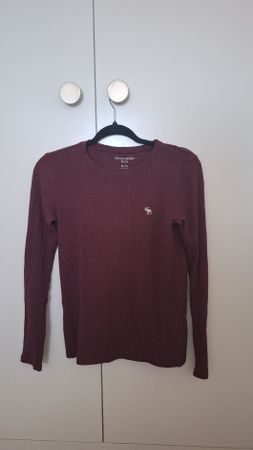 Abercrombie Pullover burgundy size S