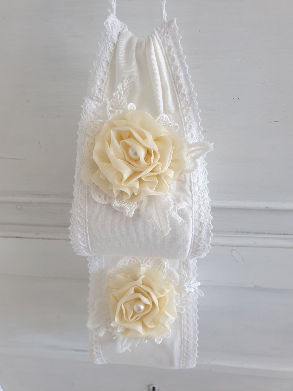 Tutte le decorazioni: Halter WC-Rollen Shabby Chic Spitze Rollenhalter Geschenk – Nuovo e nell'imballaggio originale da Gossau ZH venduto da Goes05 1